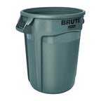 Rubbermaid Brute 32 gal Gray Plastic Garbage Can - Case of 6