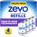 Zevo Value Pack Refills Flying Insect Trap - Case of 4