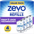 Zevo Value Pack Refills Flying Insect Trap - Case of 4