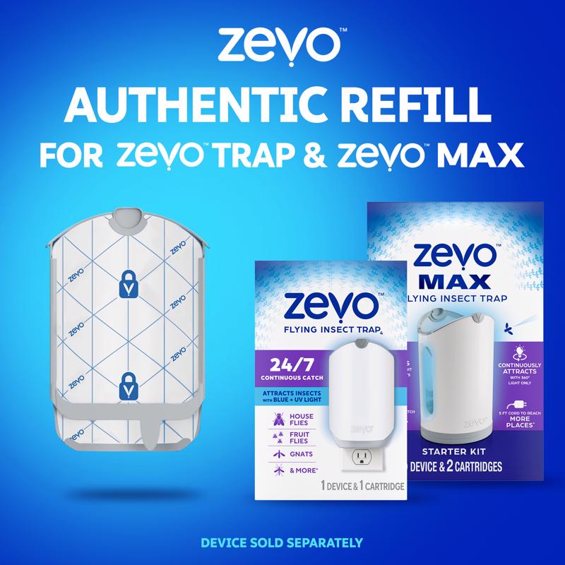 Zevo Value Pack Refills Flying Insect Trap - Case of 4