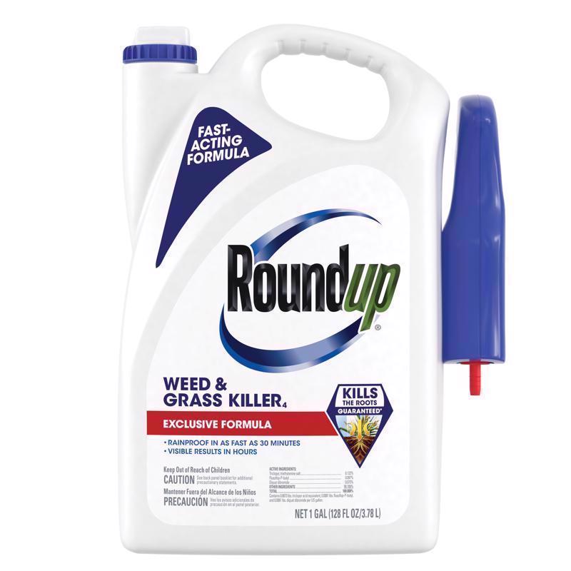 Roundup Weed and Grass Killer RTU Liquid 1 gal - Case of 4