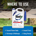 Roundup Weed and Grass Killer RTU Liquid 1 gal - Case of 4