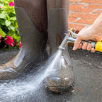 Home Plus Adjustable Shower and Stream Metal Hose Nozzle