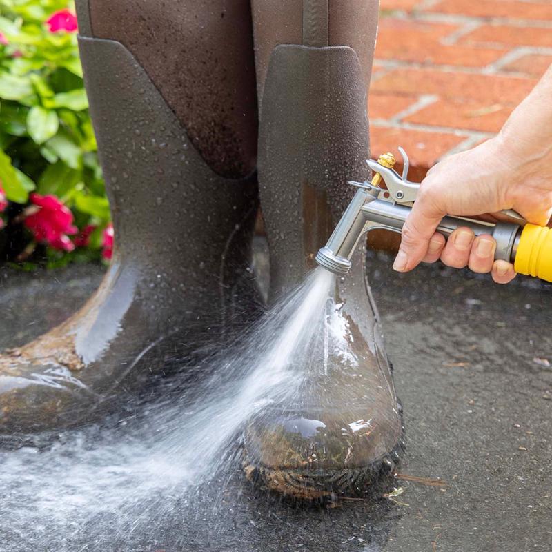 Home Plus Adjustable Shower and Stream Metal Hose Nozzle