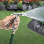 Home Plus Adjustable Shower and Stream Metal Hose Nozzle