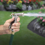 Home Plus Adjustable Shower and Stream Metal Hose Nozzle
