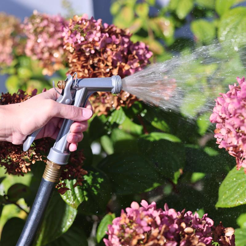 Home Plus Adjustable Shower and Stream Metal Hose Nozzle