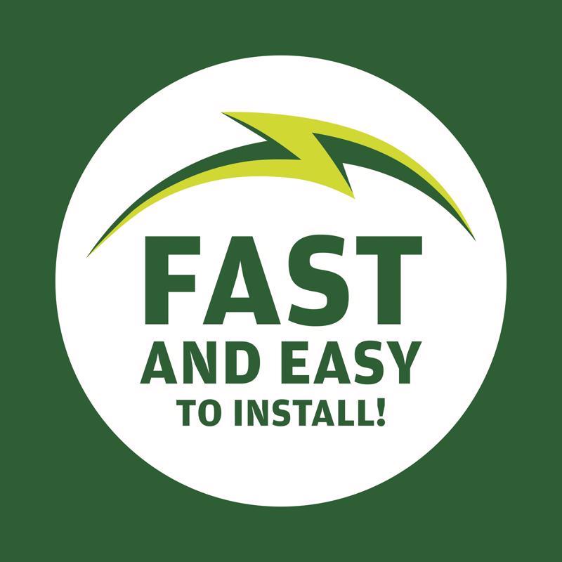 Master Mark 20 ft. L X 3.5 in. H Plastic Black Lawn Edging