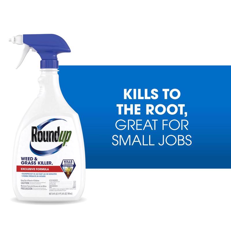 Roundup Weed and Grass Killer RTU Liquid 24 oz - Case of 6