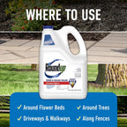 Roundup Weed and Grass Killer Refill RTU Liquid 1.25 gal - Case of 4