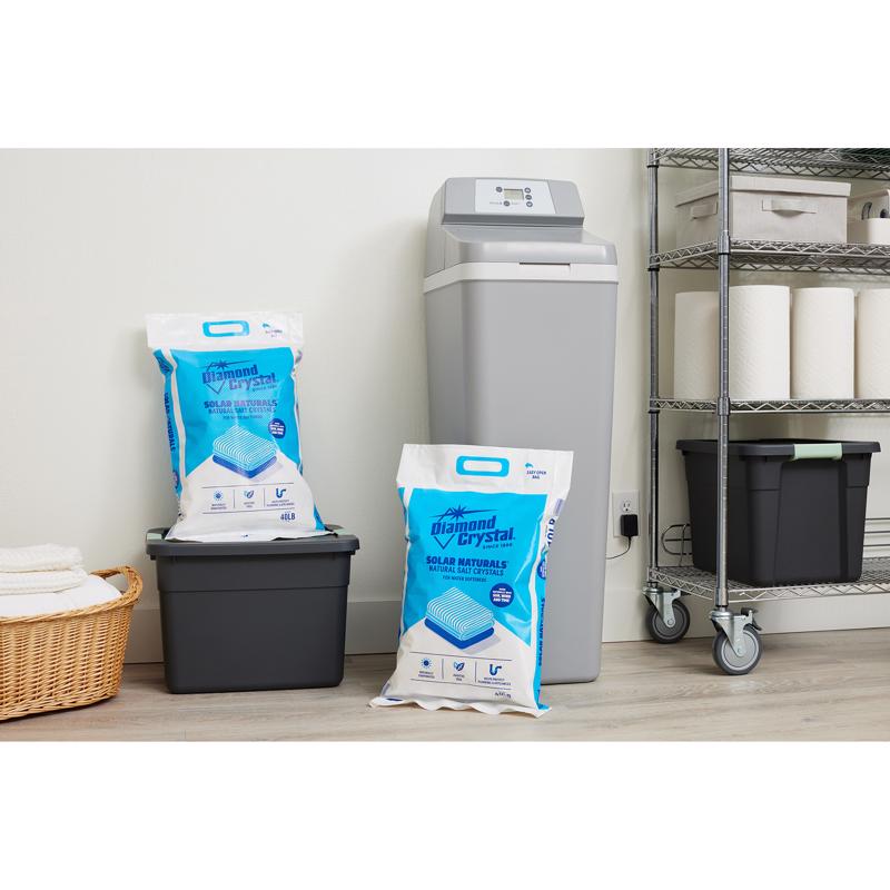 Diamond Crystal Solar Naturals Water Softener Salt Crystal 40 lb