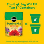 Miracle-Gro Flower and Plant Potting Mix 8 qt - Case of 6