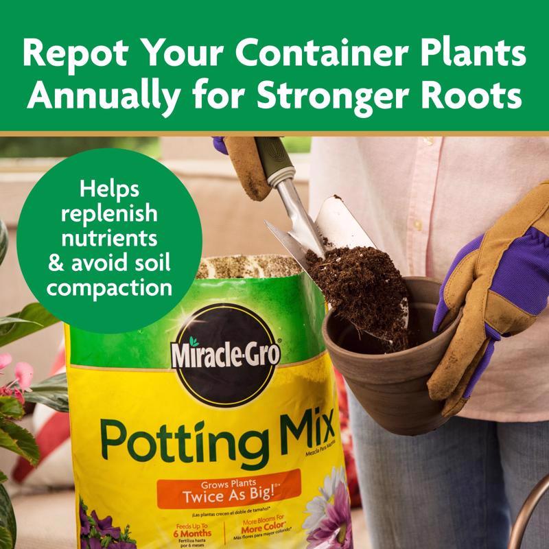 Miracle-Gro Flower and Plant Potting Mix 8 qt - Case of 6