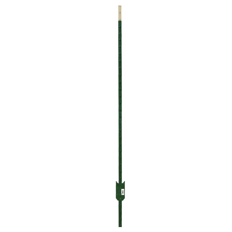 FarmGard 6.5 ft. H Rail Steel / Billet Studded T-Post - Case of 5