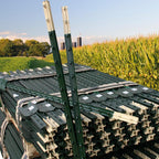 FarmGard 6.5 ft. H Rail Steel / Billet Studded T-Post - Case of 5