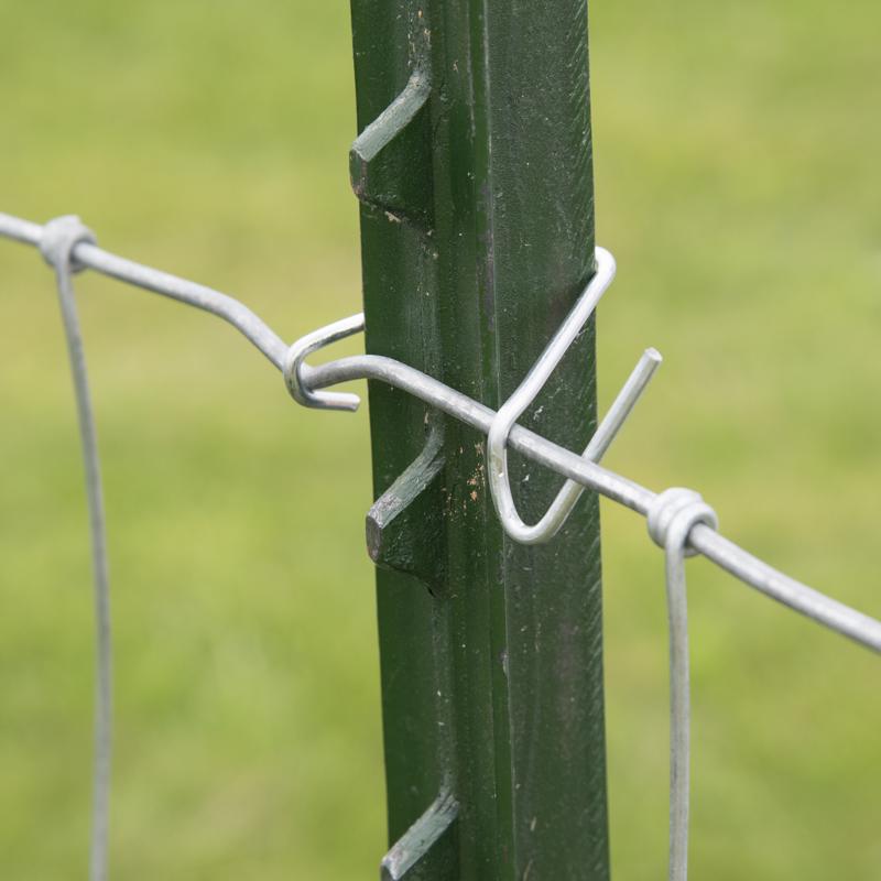 FarmGard 6.5 ft. H Rail Steel / Billet Studded T-Post - Case of 5