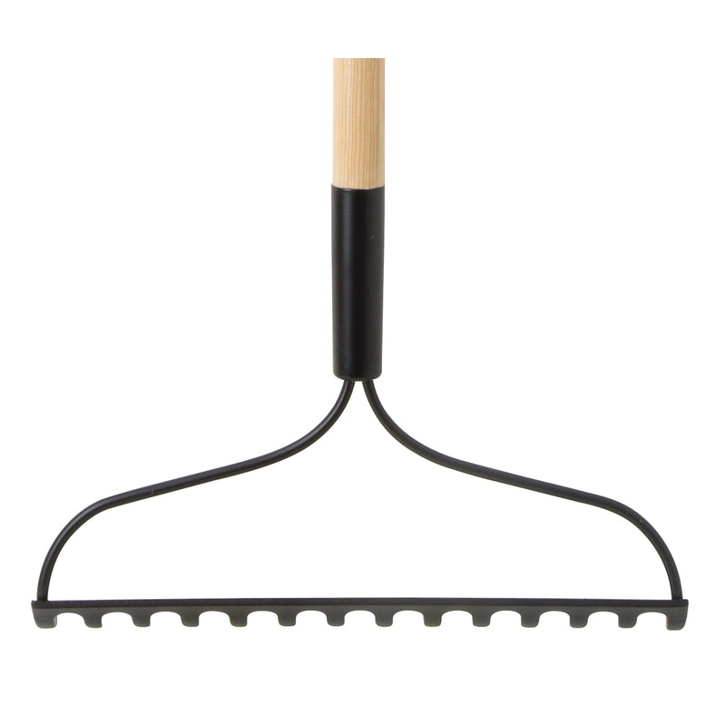Home Plus 54 in. 14 Tine Steel Bow Rake Wood Handle