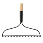Home Plus 54 in. 14 Tine Steel Bow Rake Wood Handle