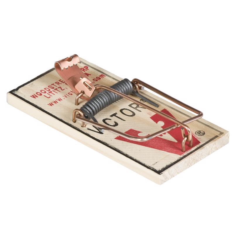 Victor Small Snap Trap For Mice 2 pk - Case of 36