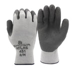 SHOWA ATLAS 451 Unisex Indoor/Outdoor Cold Weather Work Gloves Gray XL 1 pair