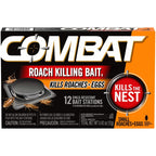 Combat Source Roach Bait Station 12 pk - Case of 12