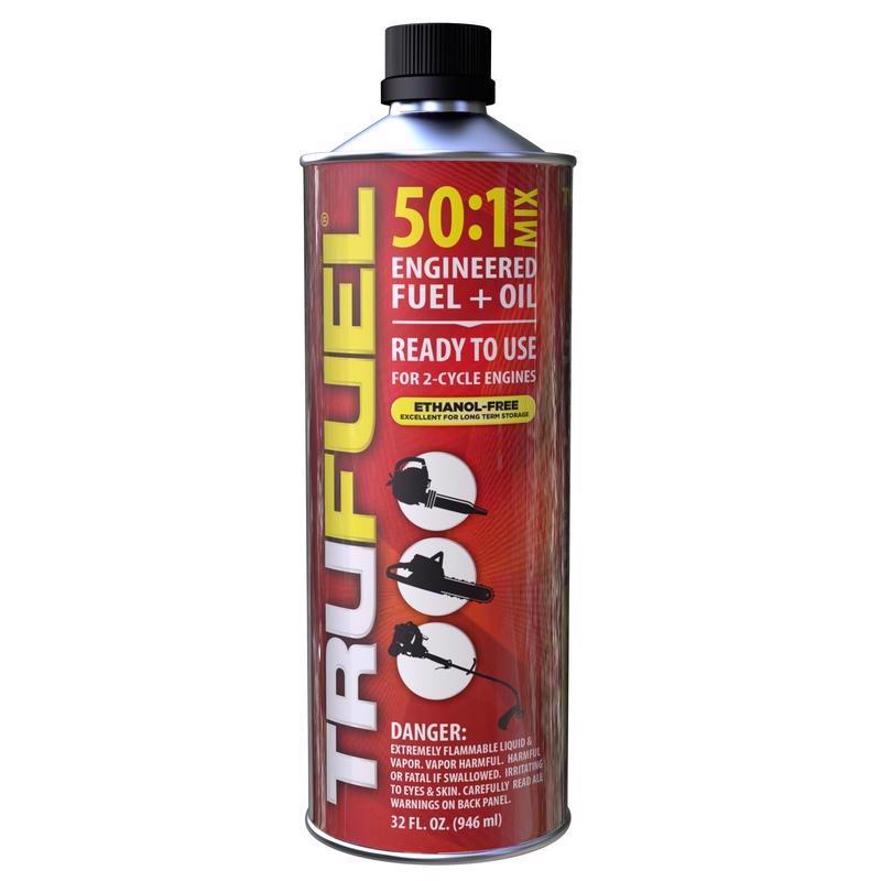 TruFuel Ethanol-Free 2-Cycle 50:1 Engineered Fuel and Oil 32 oz - Case of 6
