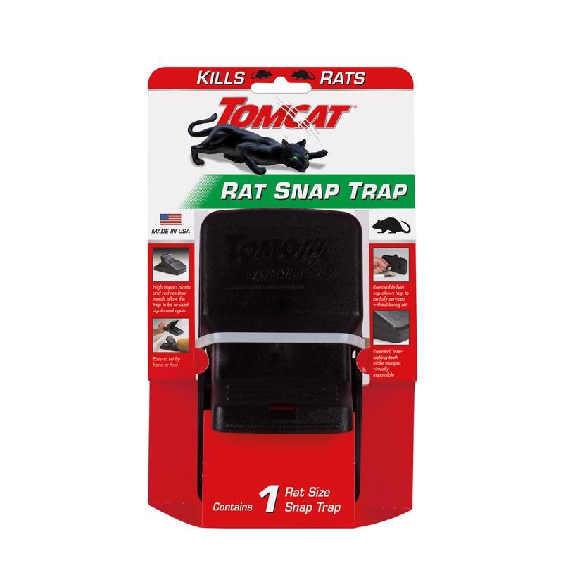 Tomcat Medium Snap Trap For Rats 1 pk - Case of 8