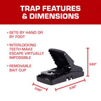 Tomcat Medium Snap Trap For Rats 1 pk - Case of 8