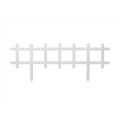 Master Mark Cape Cod Fence 33 in. L X 13.5 in. H Plastic White Decorative Garden Border - Case of 32