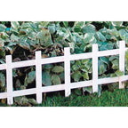 Master Mark Cape Cod Fence 33 in. L X 13.5 in. H Plastic White Decorative Garden Border - Case of 32