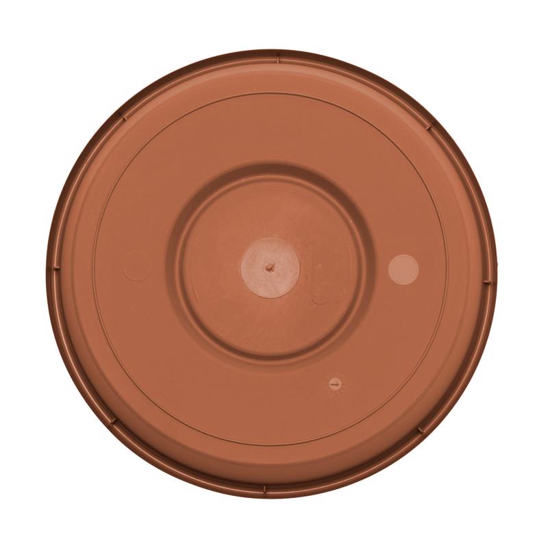 Bloem Terra 2 in. H X 9.5 in. W X 11.25 in. D Resin Traditional Plant Saucer Terra Cotta