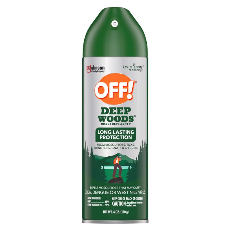 OFF! Deep Woods Insect Repellent Liquid For Biting Insects 6 oz - Case of 12