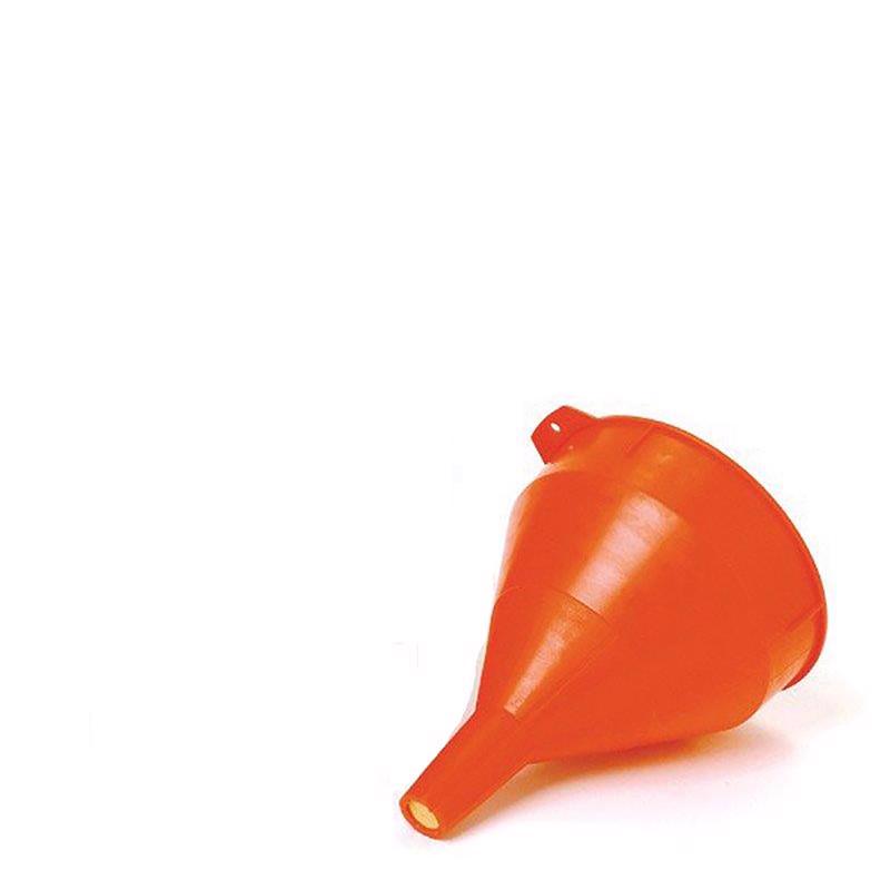 Little Giant Orange 8-1/2 in. H Plastic 64 oz Funnel with Screen - Case of 6