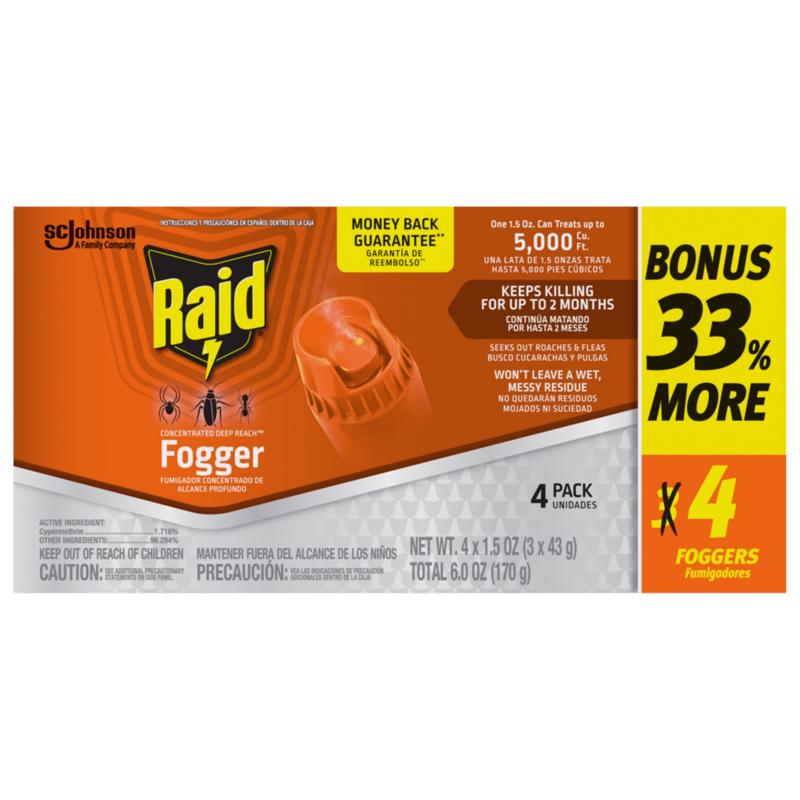Raid Deep Reach Insect Killer Aerosol 1.5 oz - Case of 8