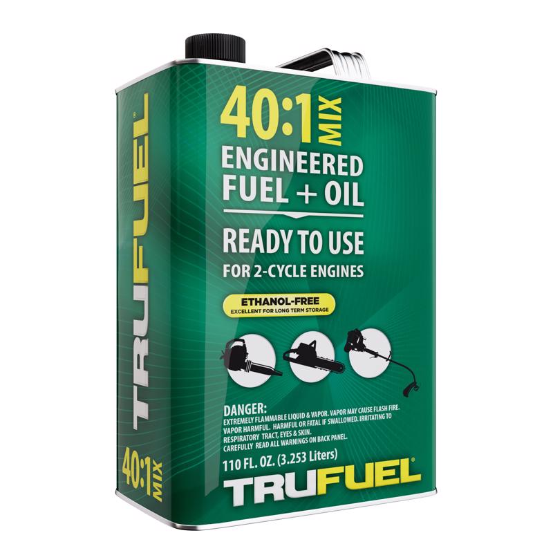 TruFuel Ethanol-Free 2-Cycle 40:1 Engineered Fuel and Oil 110 oz - Case of 4