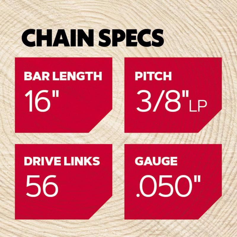 Oregon AdvanceCut S56 16 in. Chainsaw Chain 56 links