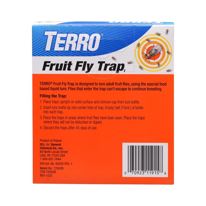 TERRO Fruit Fly Trap 2 pk