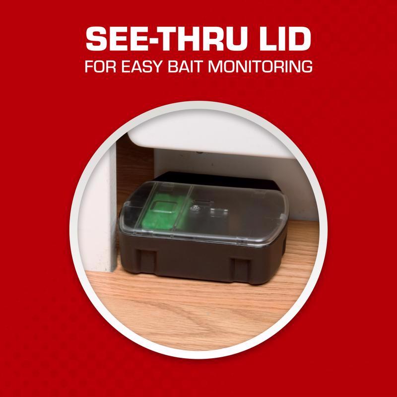 Tomcat Bait Station and Bait Blocks For Mice 8 oz 1 pk - Case of 4