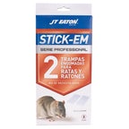 JT Eaton Stick-Em Pro Series Medium Glue Board Trap For Rodents 2 pk