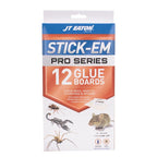 JT Eaton Stick-Em Pro Series Small Glue Board Trap For Insects/Mice/Spiders 12 pk - Case of 12