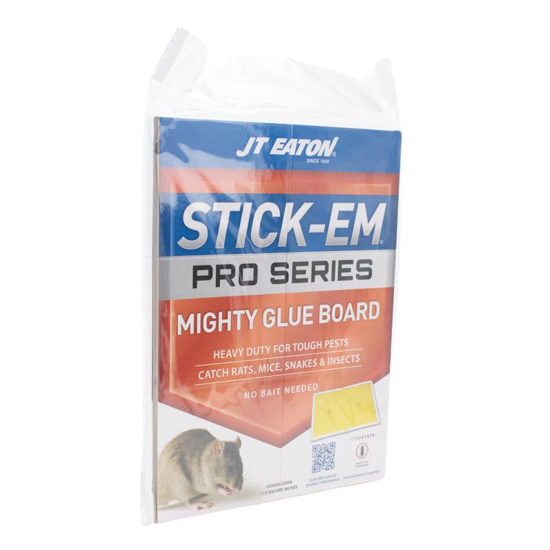 JT Eaton Stick-Em Pro Series Small Glue Board Trap For Insects/Rodents/Snakes 1 pk