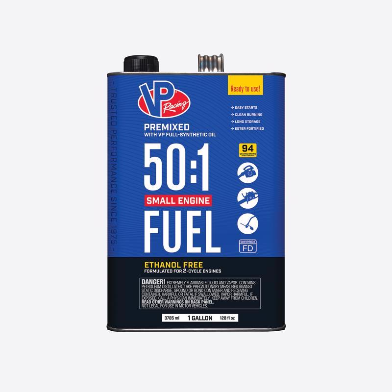 VP Racing Fuels Small Engine Ethanol-Free 2-Cycle 50:1 Pre-Mixed Fuel 1 gal - Case of 4