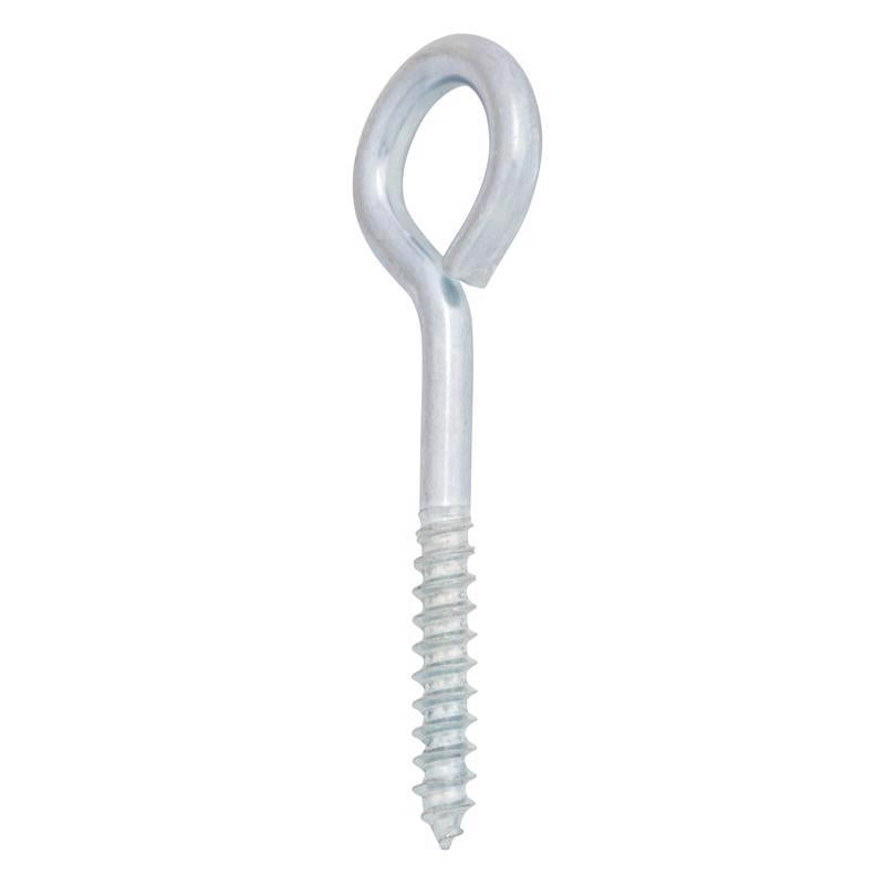 Hampton 1/4 in. X 3 in. L Zinc-Plated Steel Lag Thread Eyebolt - Case of 10
