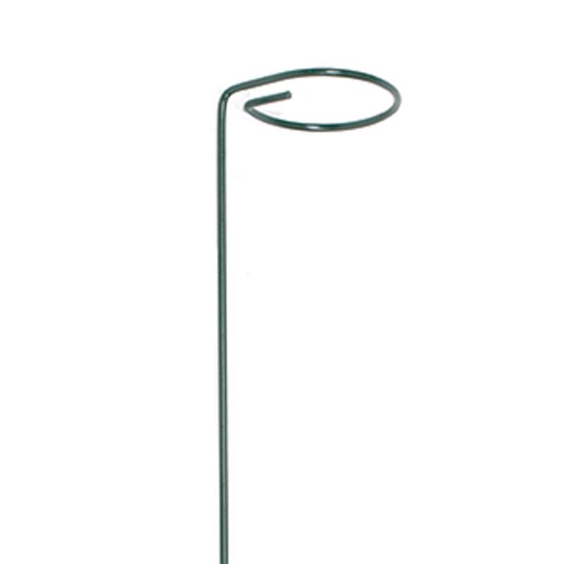 Panacea 24 in. H X 2 inch ft. W Green Steel Plant Support
