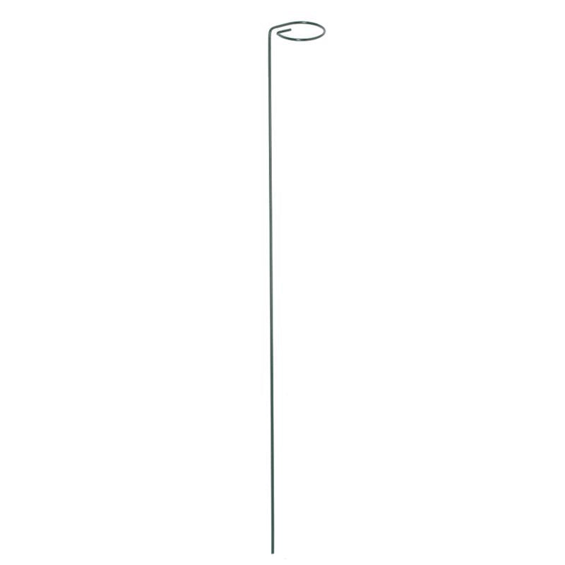 Panacea 24 in. H X 2 inch ft. W Green Steel Plant Support