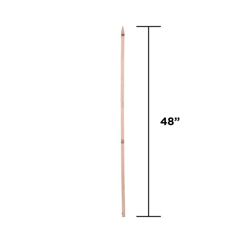 Panacea 48 in. H Brown Wood Plant Stake - Case of 25
