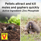 Victor Toxic Peanut-Flavored Poison Peanuts Pellets For Gophers and Moles 6 oz