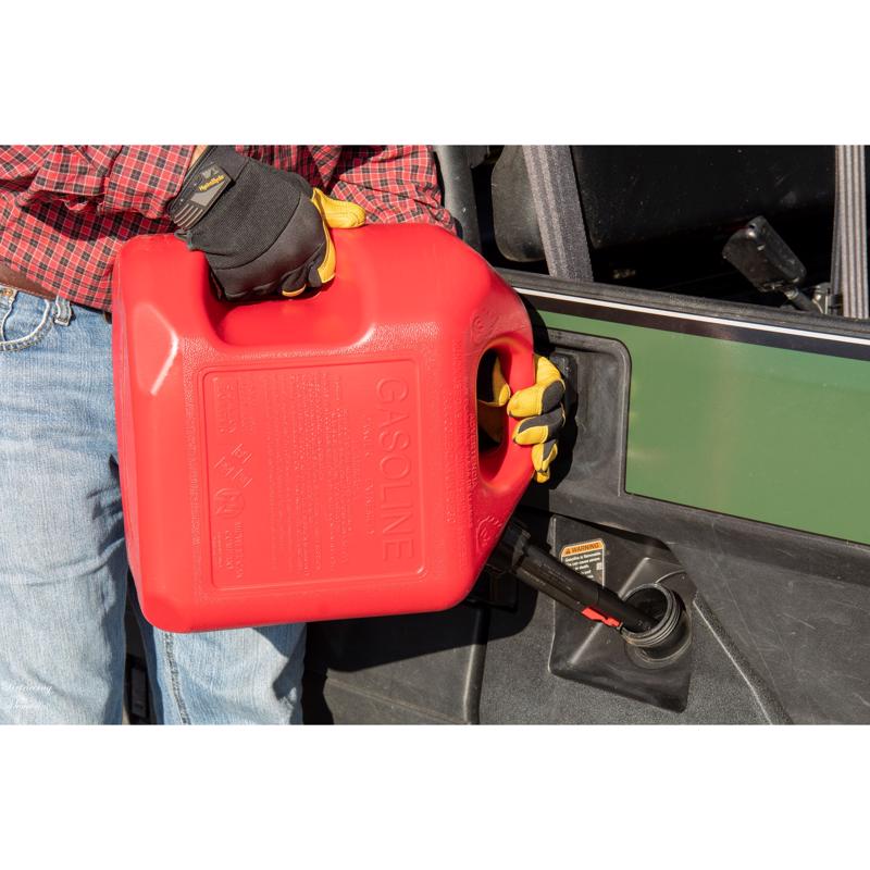 Midwest Can Quick Flow Spout HDPE Gas Can 5 gal