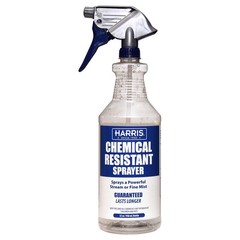 Harris Chemical Resistant 32 oz Mister/Sprayer Spray Bottle - Case of 12