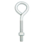 Hampton 1/2 in. X 6 in. L Zinc-Plated Steel Eyebolt Nut Included - Case of 5